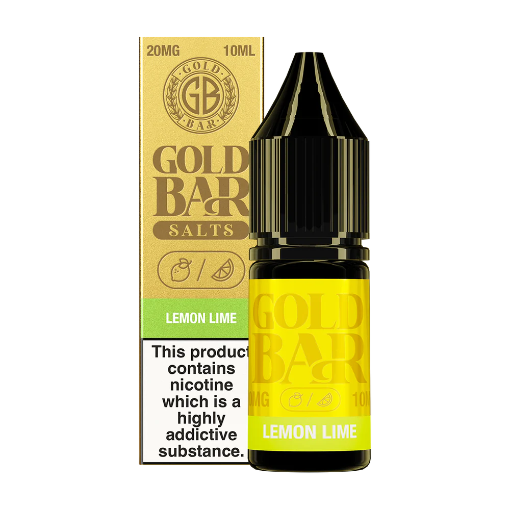 Lemon Lime Nic Salt E-Liquid by Gold Bar 10ml